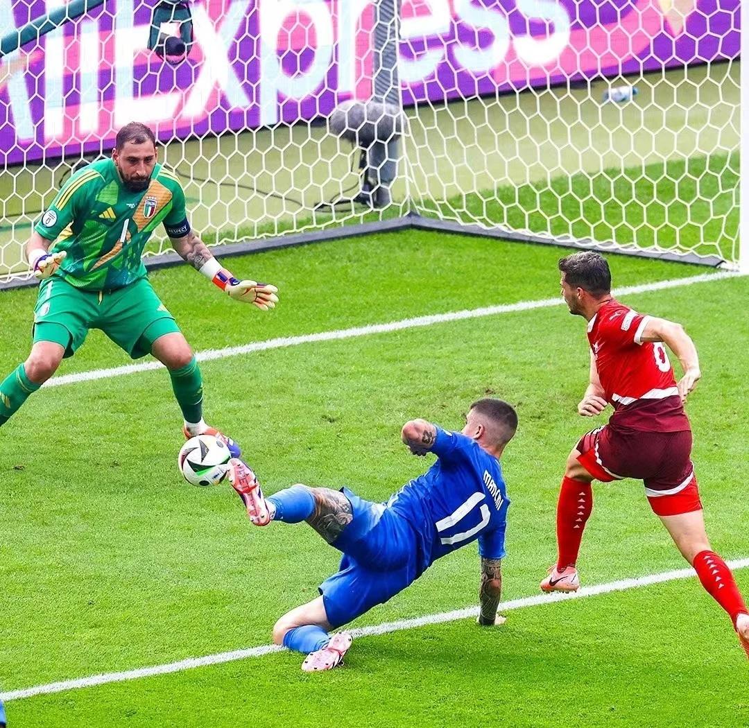 瑞士1-2土耳其，欧锦赛淘汰